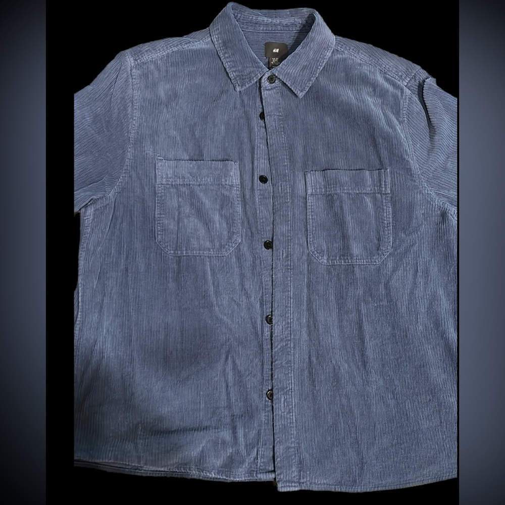 Heavy weight material Button up